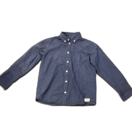 Blå skjorta med knappar