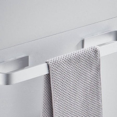 Håndklestang håndkleholder baderomshåndklestang uten boring 40/50 cm for bad, baderom, kjøkken enkel montering uten håndklær