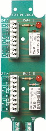 Alarmtech 3064.01 Reläplint 2-relä, 24 DC Skruv/skruv, Installationsmaterial