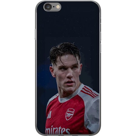 Yhteensopiva Puhelinkuori Apple iPhone 6 Pastellivärikkäät sateenkaaret, joissa on valkoiset tähdet ja pehmeä väriero taivaallisessa unelmahimmessä