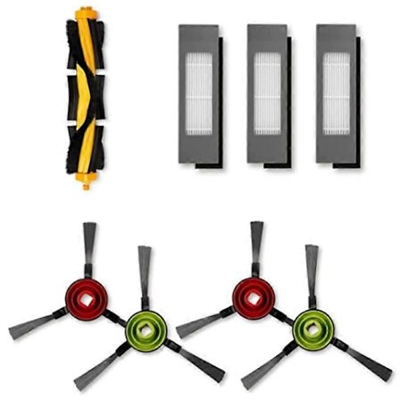 Til Ecovacs Deebot Tilbehørspakke Udskiftningsbørster og Filtre til Model OZMO 920/950/T5/T8/T8 AI [DB]