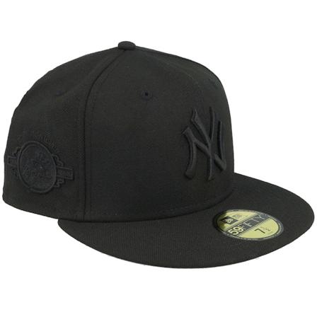 New Era - MLB Schwarz fitted Cap - New York Yankees Charcoal Smoke 59FIFTY Bob 100th Anniversary Black Fitted @ Hatstore