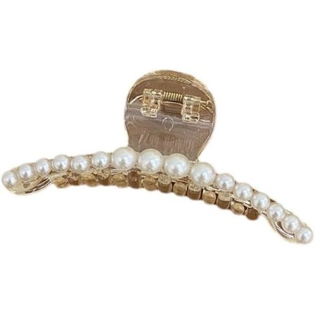 Perle Gripper Korset Hode Lokkende Koreansk Elegant Temperament Stor Klemme Hår Hodeplagg Haigrep