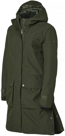 Chevalier Fractus Chevalite Rain Coat Women Tobacco Green - Skalljakker