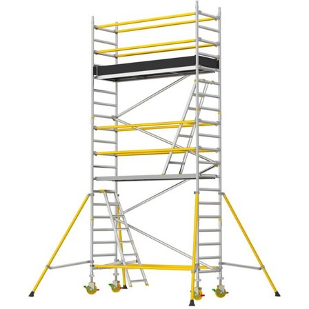 W.steps RT 750XR Rullställning 4,2 meter, Stegar & ställningar