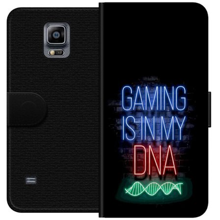 Yhteensopiva Lompakkokotelo Samsung Galaxy Note 4 Viktor Gyökeresin muotokuva vihreässä paidassa, jossa on leijonamotiivi ja intensiivinen vihreä tunn