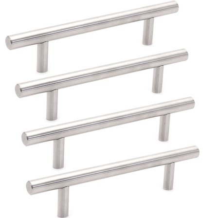 4-pack handtag - Rostfritt stål 15 cm