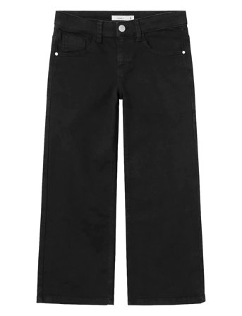 name it Nkfrose Wide Twi Pant 1115-Tp Noos - Black - 152