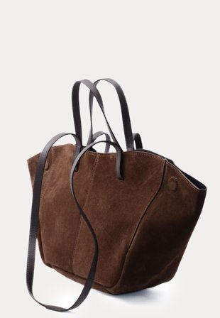 Latalia - Nola XL Suede Handbag - Onesize