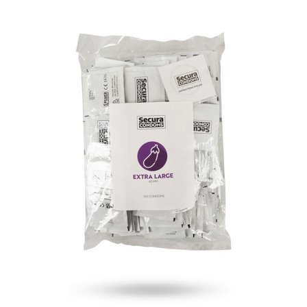 Secura: Extra Large 100 pcs Condoms