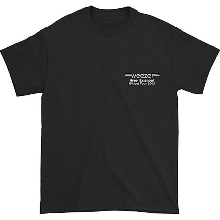 Weezer Crew 2002 Midget Tour T-shirt