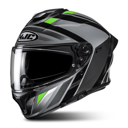 HJC C71 Faber Full Face Helmet Grey/Orange/Black M