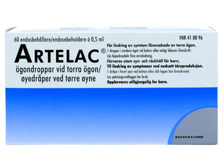 Artelac Øyedråper, 60 x 0.5 ml