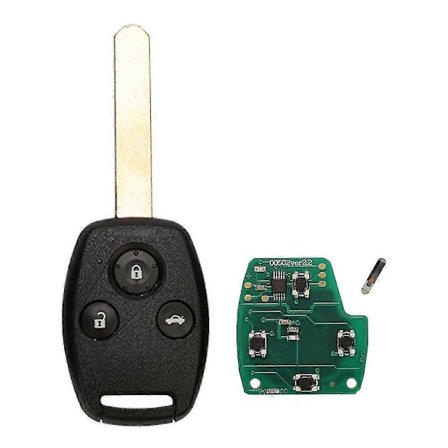 G8d-380h-a /382h /384h 313.8/315/433mhz Id48 Fjärrnyckel för Honda Accord Crv Hrv Fit City Jazz Odyss [DB]