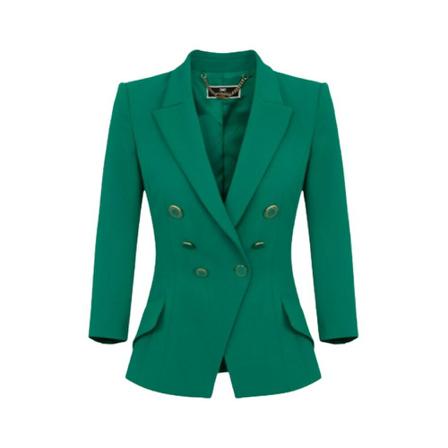 Elisabetta Franchi Blazer Jakke MIINTO-05353858c1cfa4486761 Grøn, Dame