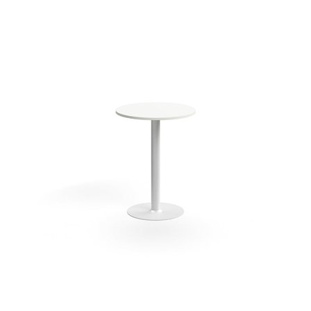 Bar table ALVA, Ø700x900 mm, high pressure laminate, white