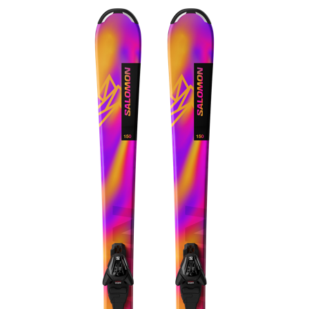 Salomon - Opakowanie nart do narciarstwa alpejskiego Narty do narciarstwa alpejskiego Pm Lux Jr M + L6 Gw J2 80