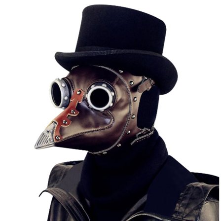 Plague Doctor Mask, Cosplay Halloween kostym