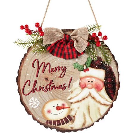 God jul julevelkomstskilt for inngangsdøren, tre ut