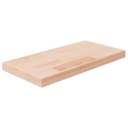 Vidaxl Hyllplan 40x20x2,5 Cm Obehandlad Massiv Ek Brun