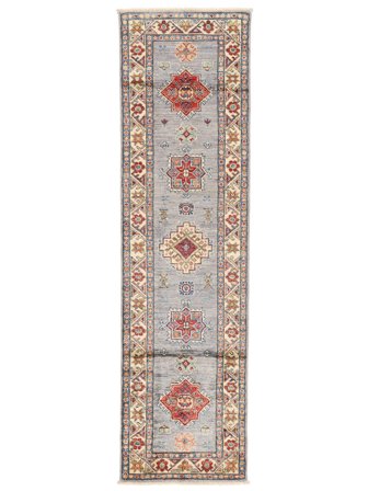 Kazak Ariana Rug Oriental Runner Brown/Beige (Wool, Afghanistan)