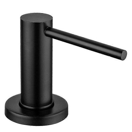 Keittiön allaspumppu, jossa sisäänrakennettu pullo, ruostumaton teräs, mattamusta