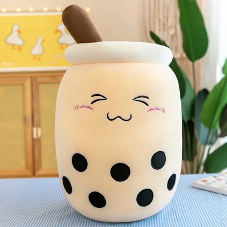 Kawaii Anime Plysjpute Bubba Melk Te - 30cm, 40cm, 65cm Utstoppet Dukke Supermyk