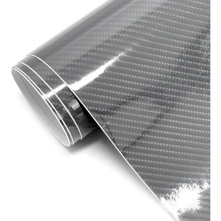 6D Bil Kolfiber Klistermärke Färgskiftande Film Kreativ Vattentät Bilkaross Interiör Film 5D Högglans Kolfiberfolie