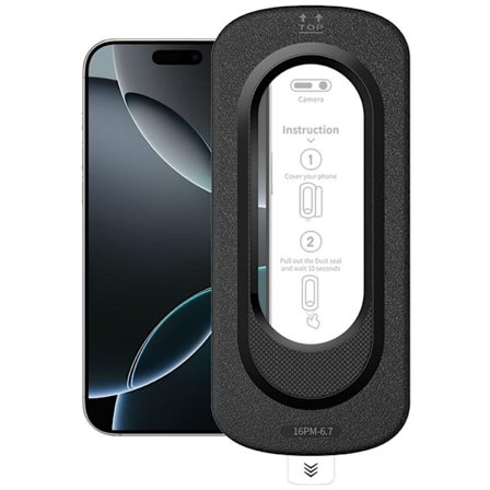 Härdat glas Skärmskydd För Apple iPhone 16 Pro Max med Installationsverktyg