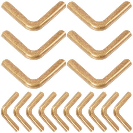 100 stk. Metalbogbeskyttere Fotoalbumhjørner Note