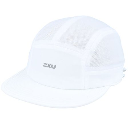 2XU - Vit 5panel Keps - Light Speed Small Cap White/Silver Reflective 5-Panel @ Hatstore