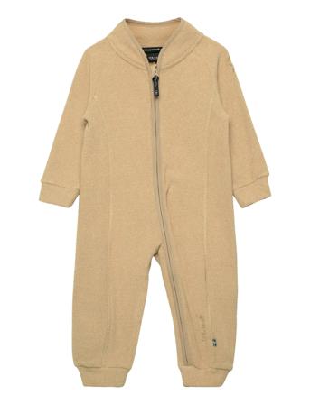Lynx Jumpsuit Oat 56/62 Beige ISBJÖRN Of Sweden