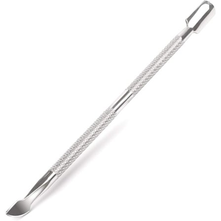 Nagelbandsskjutare Rostfritt Stål Dubbelhuvud Nagel Skrapa för Gel Naglar Uv Gel Polish Remover Verktyg - Nagelbandsskjutare för Fingernaglar och 