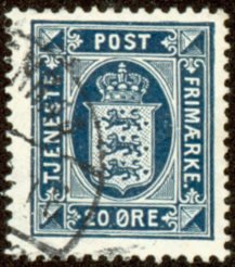 Danmark 1920 - AFA 17(Tj) - Tjenestefrimærke