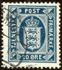 Danmark 1920 - AFA 17(Tj) - Tjenestefrimærke