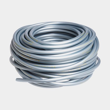 Tubo carburante Riviera Genova, gomma, 8 mm (5/16"), 50 metri, grigio