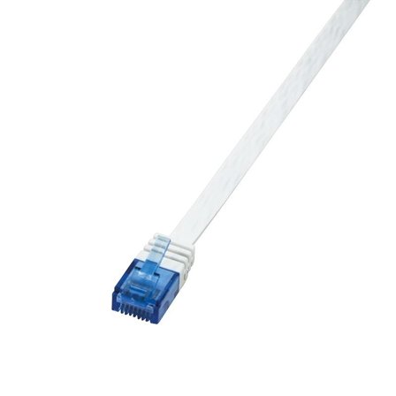 LogiLink SlimLine CAT 6 Ikke afskærmet parsnoet (UTP) 25cm Patchkabel Hvid