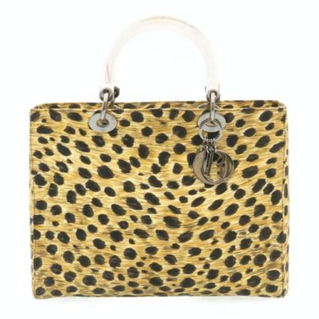 Dior Vintage, Pre-Owned Canvas Handbag Geel, Dames, Maat:ONE Size