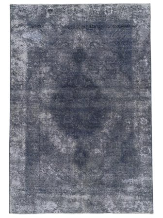 Colored Vintage Rug Modern Black/Dark Grey (Wool, Persia)