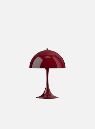 Panthella 250 oppladbar bordlampe opaque - burgundy