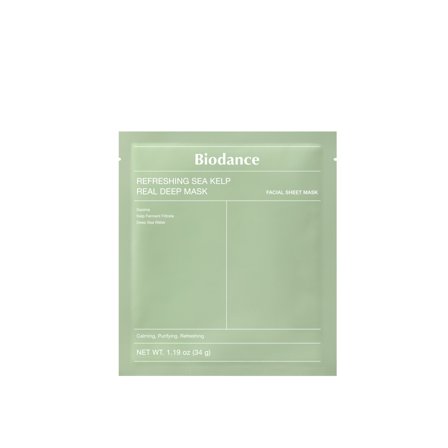 BIODANCE Mask Refreshing Sea Kelp Real Deep 4pz - Maschera Lenitiva viso