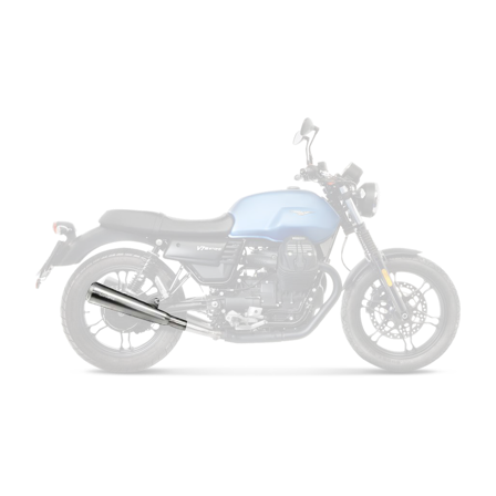Slip-On LeoVince Classic Racer - Triumph Bonneville T100 Black 2017-2018