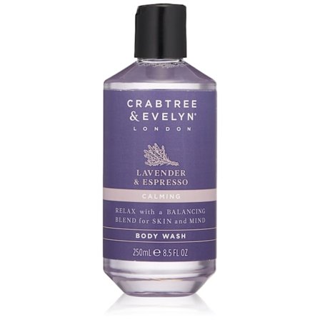 Crabtree & Evelyn, Lavender & Espresso, Calming, Body Wash, 250 ml