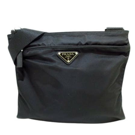 Prada Vintage, Pre-owned Handbag Zwart, Dames, Maat:ONE Size,leer