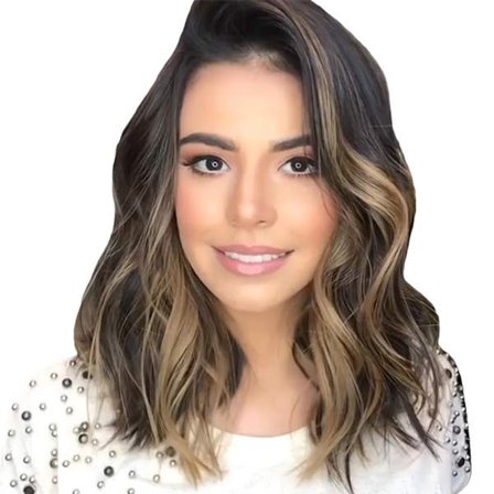 Front Lace Ombre Axel-längd Lockig Peruk Kvinnor Fest Hår Extensions