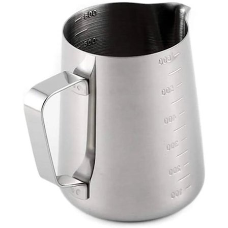 600 ml rostfritt stål espressomjölkkanna kaffemjölkskummare