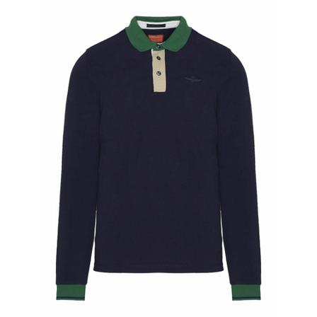 Aeronautica Militare Long Sleeve Tops Blå, Herre