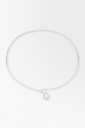 COS Women's The Sphere Belt in Silver