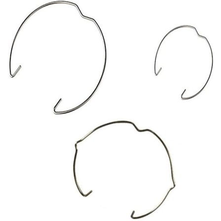 [18 stk] GU10 MR11 Ringklips - 35 og 50 mm diameter