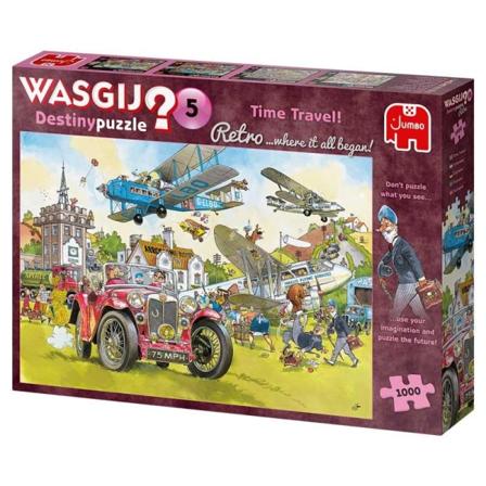 Wasgij Pussel - Destiny Retro 5: Tidsresa! 1000 Bitar Multifärg